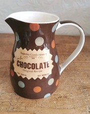 Marks And Spencer Stoneware Chocolate Large Pitcher Jug