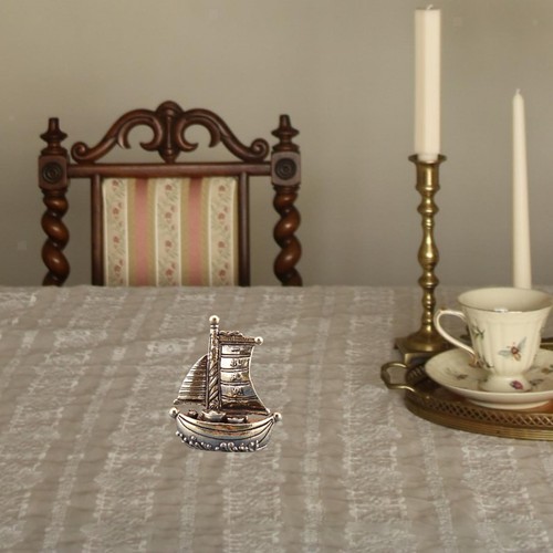Boat miniature figurine small - miniature,