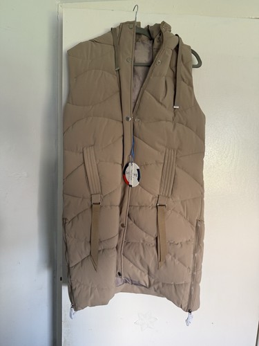 Women beige body warmer - beige,
