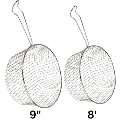 Chip pan frying basket large - chip,