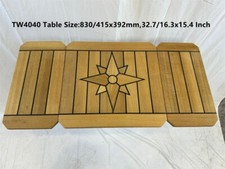 Boat Folding Teak Table Top