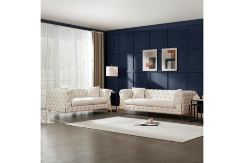 Velvet fabric chesterfield - fabric,