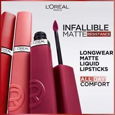 L'Oréal Paris Liquid Lipstick Intense Colour Longwear Matte Formula Smudge-free