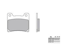 For Yamaha TRX 850 - Rear