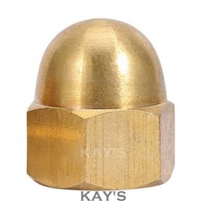 Solid brass dome - dome, hexagon
