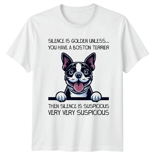 Boston terrier dog - boston, peeking