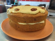 Homemade carrot cake! Vegan