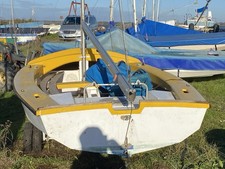Wayfarer Sailing Dinghy And Launching Trolley Includes Cover Sails Etc
