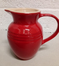 Le Creuset Red 0.7L Stoneware Jug Pitcher – Vintage Style 