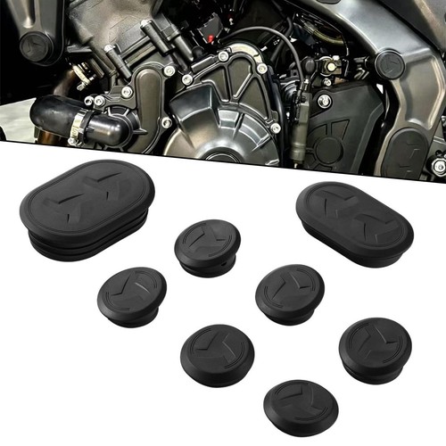 Motorcycle frame hole caps - motorcycle,