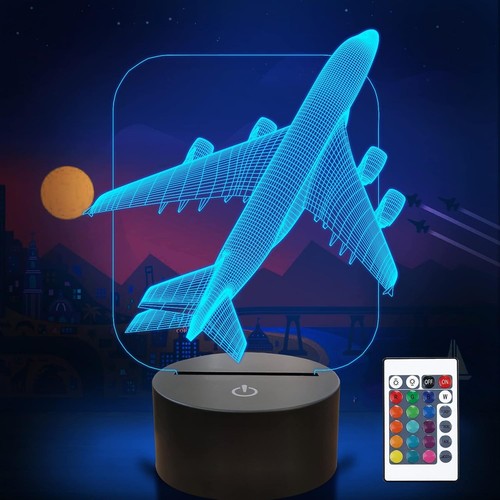Aircraft airplane night - 3d,