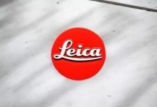 Leica logo badge red for - for,