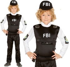 Childs FBI Fancy Dress Costume