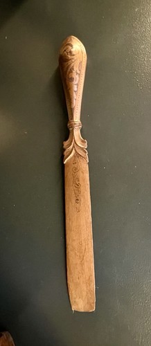 Antique carved wooden french - wooden,