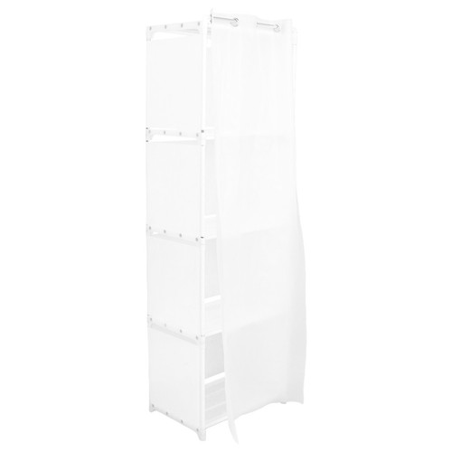 White wardrobe closet laundry - white,