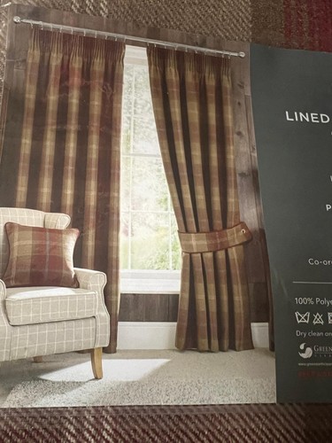 Pair dunelm highland check - dunelm,