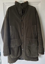 Barbour Northumberland Storm Moleskin Jacket Size M