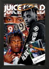 Juice WRLD Collage Framed Wall
