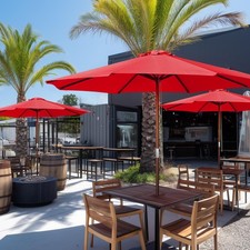 Yescom 9FT Wooden Patio