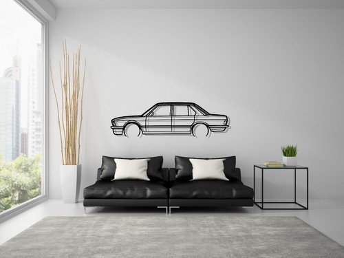 Bmw e28 silhouette steel wall - silhouette,
