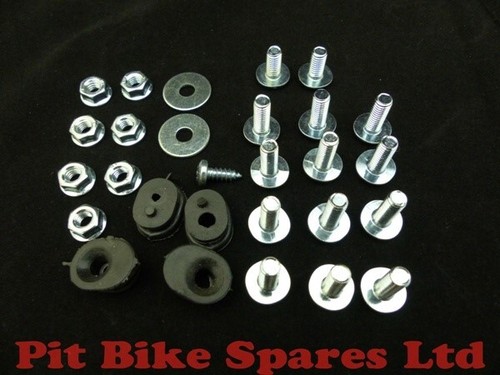 Pit bike plastics fairings - plastics,