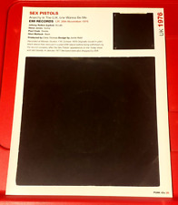 Sex Pistols Anarchy In The UK Record Cover Art PICTURE / PRINT 10.5" x 8"