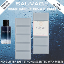Sauvage Wax Melts No Glitter Highly Scented Snap Bar Vegan Soy Wax Melts Gift