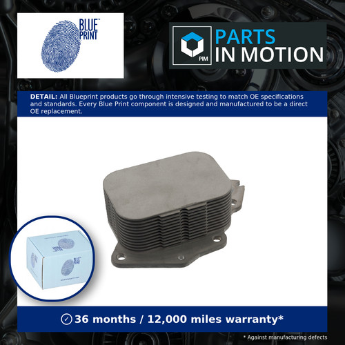 Oil cooler fits - oil, blue