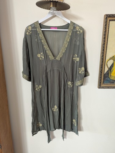 Semi sheer monsoon kaftan - sheer,