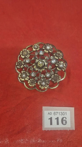 Roses intricate brass floral - roses,