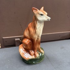 Vintage Porcelain Fox Figurine