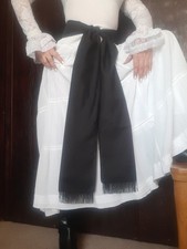 Mens Black Cummerband Sash Obi