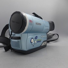 Samsung VP-W60B Handheld 8mm Cassette Camcorder Blue Tested