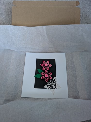 Quilled paper floral - floral, greetings