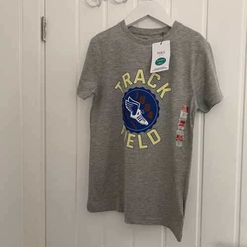 Boys track field - m&s, t-shirt