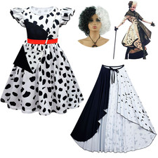 Girls Cruella De Vil Costume
