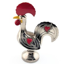 1961 Vintage Enamelled Rooster