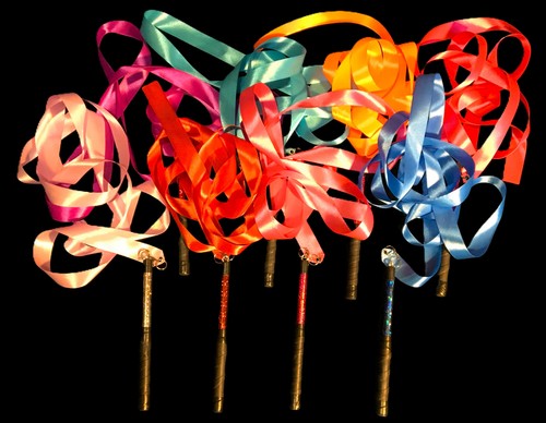 Holographic twirling ribbon - ribbon, by