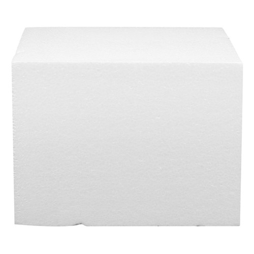 Craft foam block white - foam,