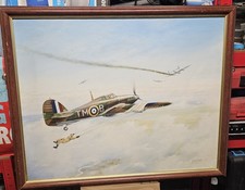 Battle Of Britain Paintings by M A Kinnear (Pair of paintings)