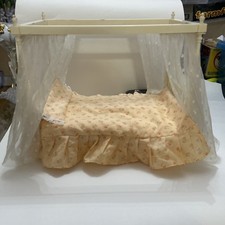 Vintage Sindy 4 Poster Bed With Bedding 