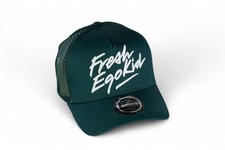Fresh Ego Kid Script Trucker Cap / Green Yellow / RRP £28