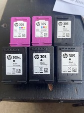6 Genuine HP305 Empty Ink