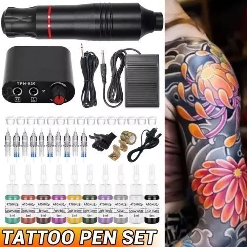 Tattoo kit complete rotary pen - kit,