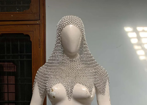 Handcrafted chainmail hooded - handcrafted,
