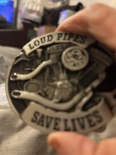 Biker Themed Belt Buckle