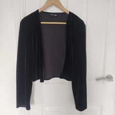 BHS Suede Effect Bolero Jacket
