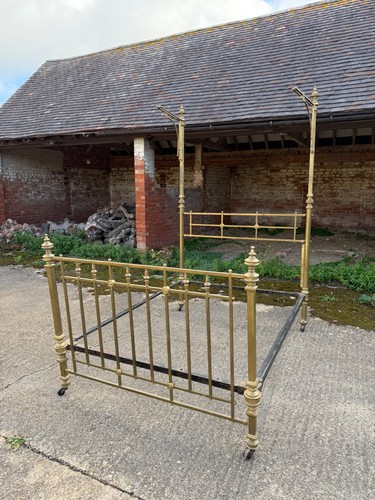 Antique victorian brass double - antique,