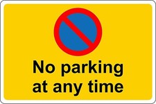 Keep clear no parking at any