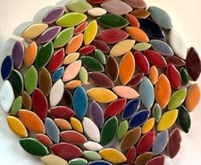 Ceramic Petal Shaped Mosaic